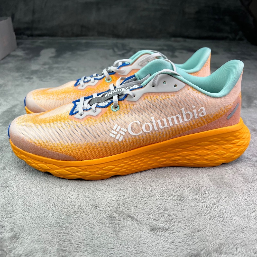 Columbia Konos Featherweight Shoes‎ Mens 11 Mango Stormy Blue Athletic New